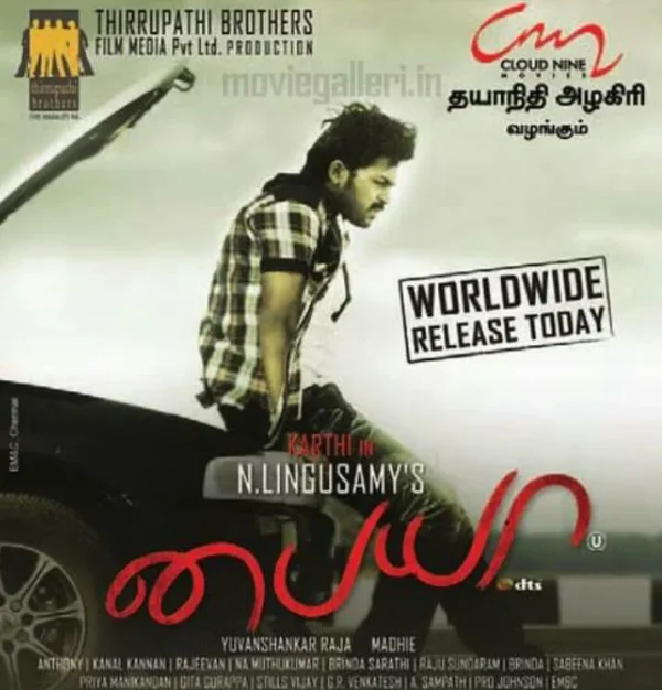 Paiyaa poster