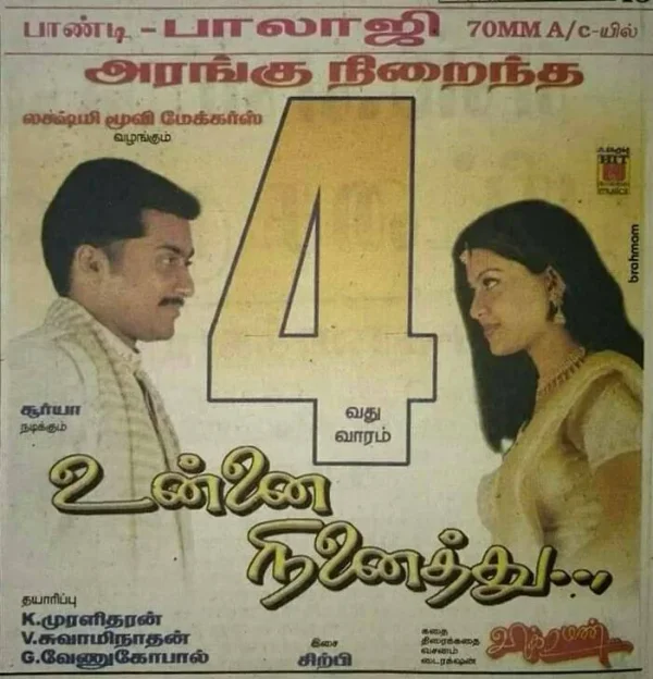 Unnai Ninaithu poster