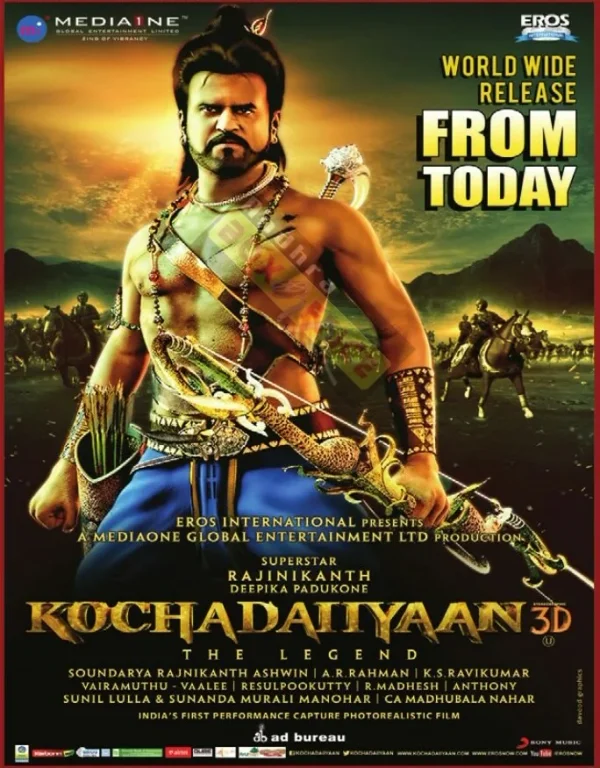 Kochadaiiyaan poster